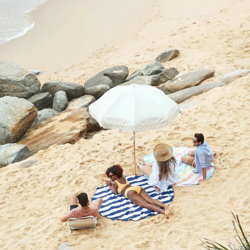 Plážový uterák DOCK&BAY ROUND Whitsunday Blue