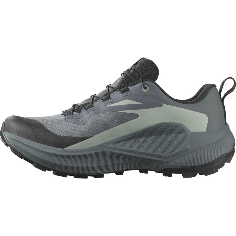 Nepremokavá dámska bežecká obuv Salomon GENESIS GTX W Turbul/Black/Greenm