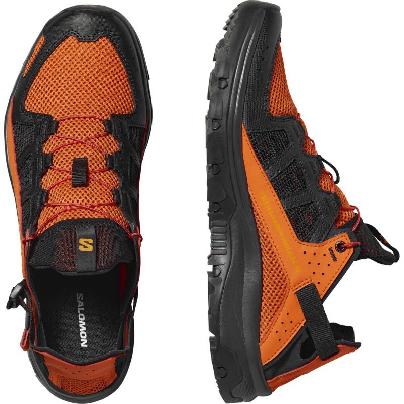 Pánska outdoorová obuv Salomon TECHAMPHIBIAN 5 Redora/Black/Turmer 5