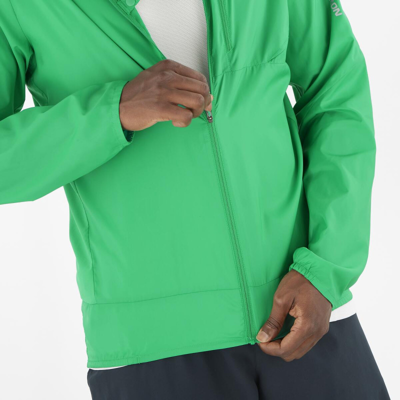 Bežecká bunda Salomon CROSS WIND JKT M PARAKEET 2
