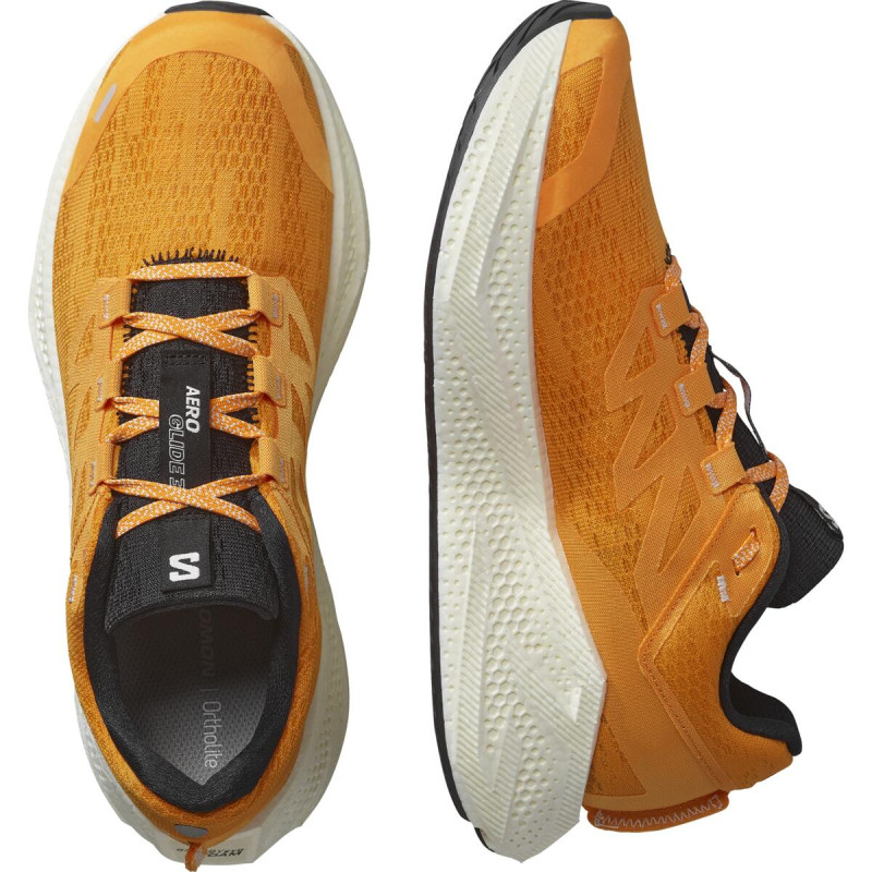 Cestná bežecká obuv Salomon AERO GLIDE 3 Turmeric/White/Black 4