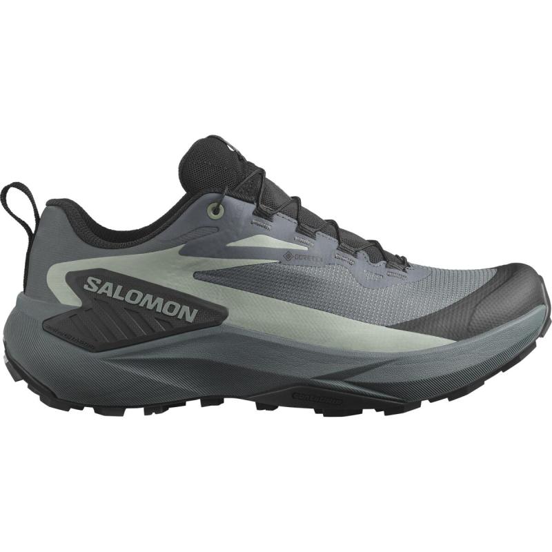 Nepremokavá dámska bežecká obuv Salomon GENESIS GTX W Turbul/Black/Greenm