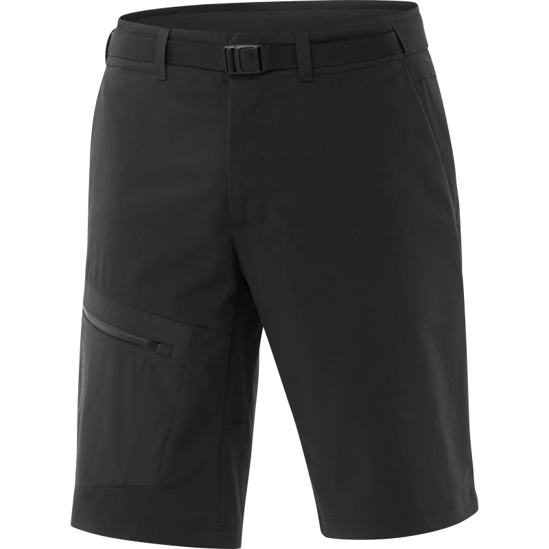 Krátke turistické nohavice Salomon OUTERPATH UTILITY SHORT M Deep Black