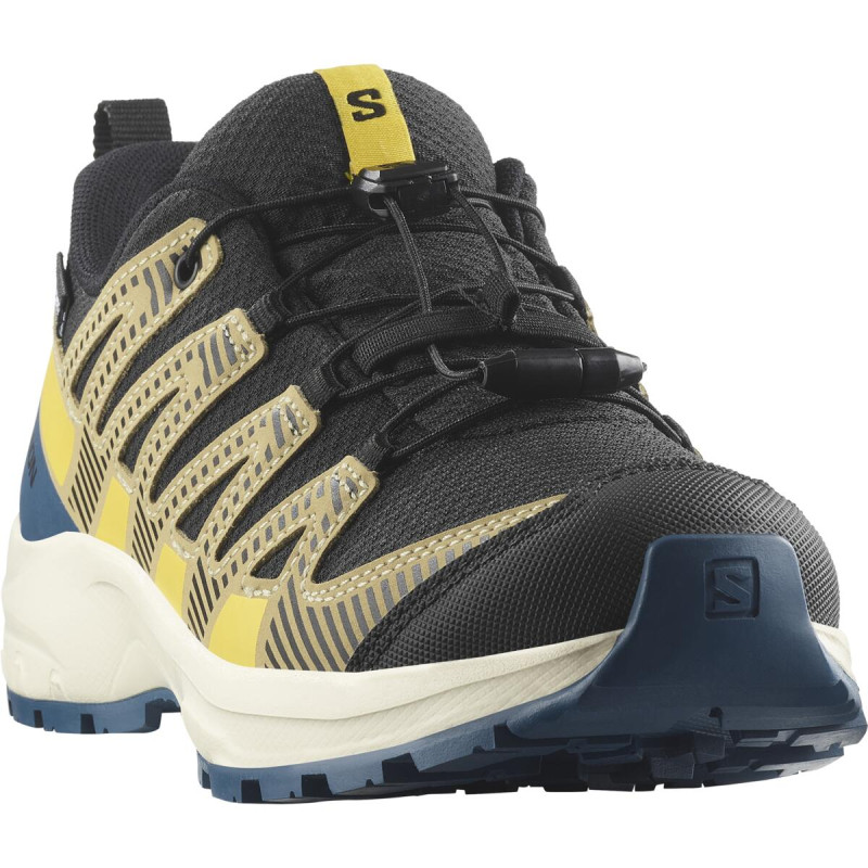 Detská nepremokavá obuv Salomon XA PRO V8 CSWP J Black / Turbul / Quar 2