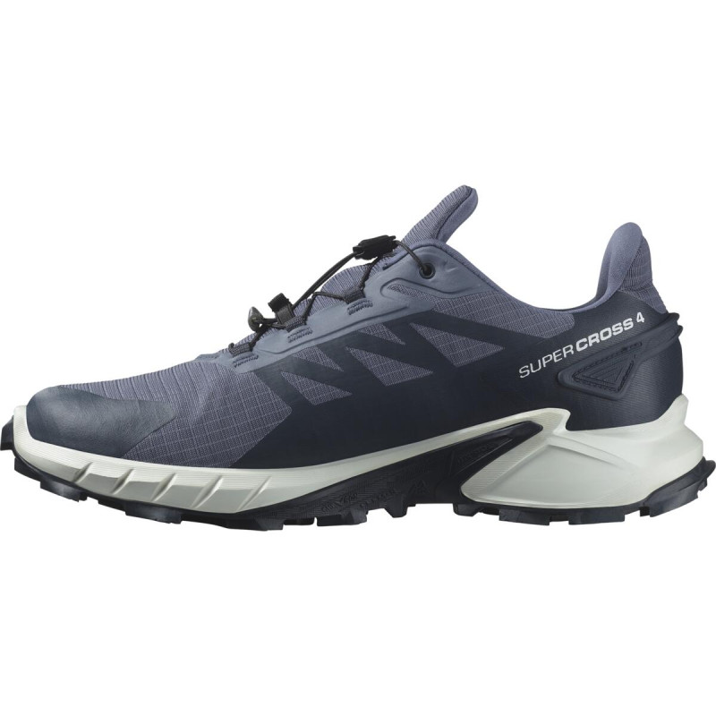Pánska bežecká obuv Salomon SUPERCROSS 4 GTX Grisai/Wht/Carbon 4