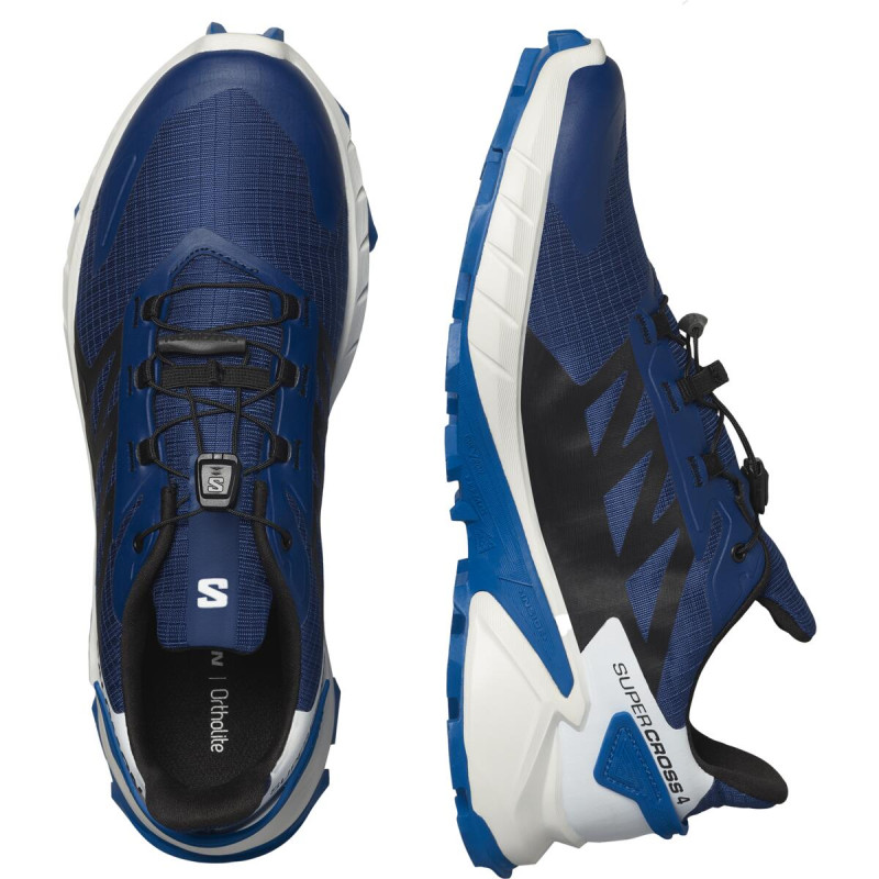 Pánska bežecká obuv Salomon SUPERCROSS 4 Blue Print/Black/Lapis 4