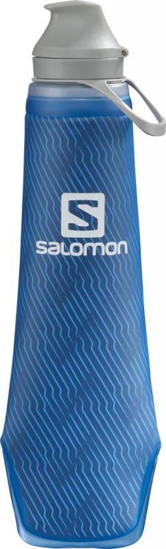 Zateplená fľaša Salomon SFLASK 400ml INSULATED Clear Blue