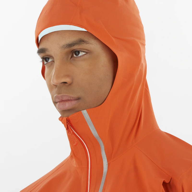 Bežecká bunda Salomon BONATTI TRAIL JKT M CHERRY TOMATO 2