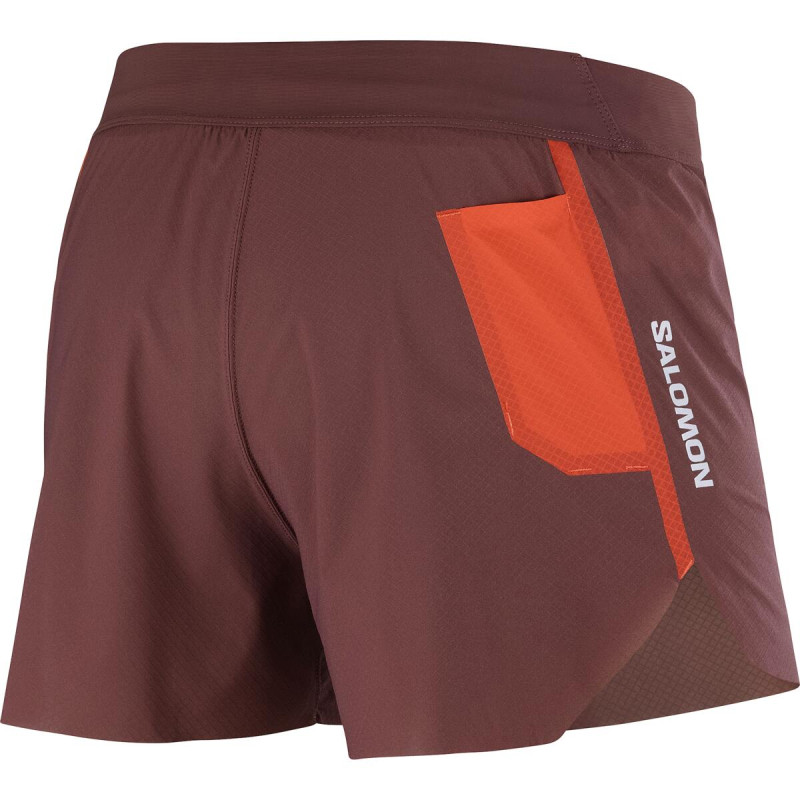 Pánske bežecké trenky Salomon S/LAB SPEED SPL SHT 3'' M DECADENT CHOCO 2