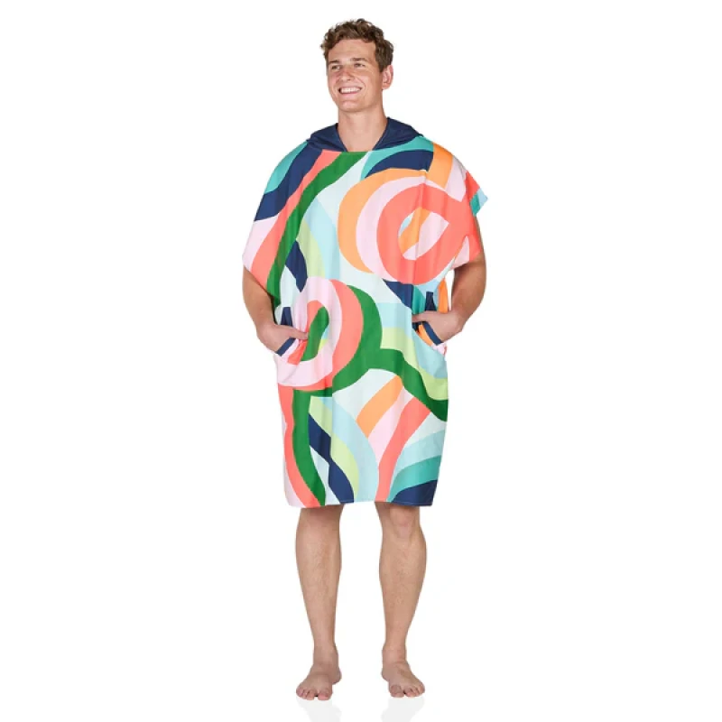 Dospelácke pončo Dock and Bay Quickdry Hooded Poncho - Fruit Loops 3