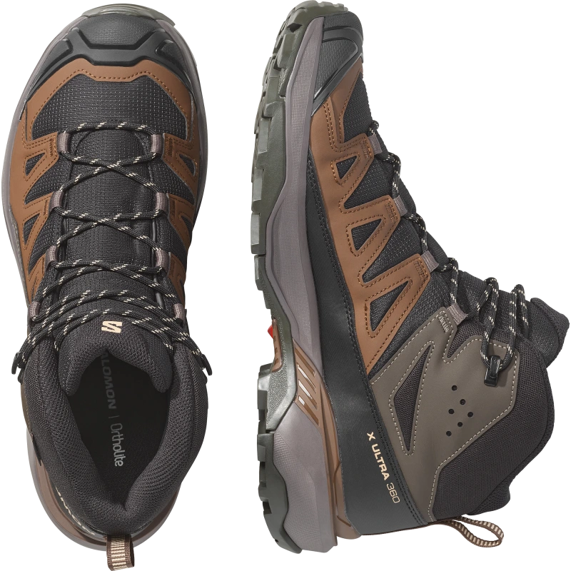Pánska outdoorová obuv Salomon X ULTRA 360 MID GTX Black / Dark Gull Gray 5