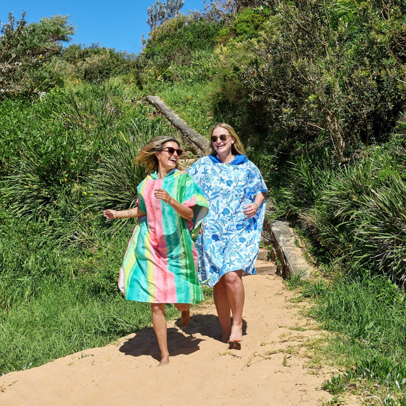 Dospelácke pončo Dock and Bay Quickdry Hooded Poncho - Wavy Baby 11