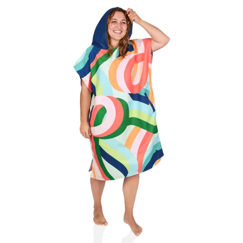 Dospelácke pončo Dock and Bay Quickdry Hooded Poncho - Fruit Loops 5
