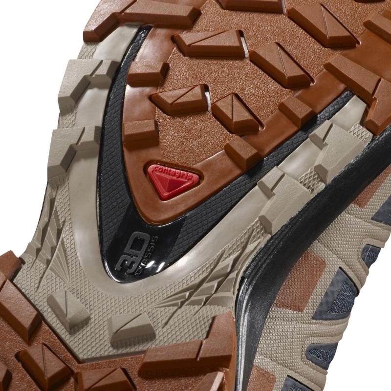 Pánska trailová obuv Salomon XA PRO 3D v8 GTX WIDE Ebony / Caramel