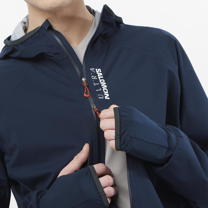 Univerzálna bežecká bunda Salomon S/LAB ULTRA HYBRID JKT U night sky 4