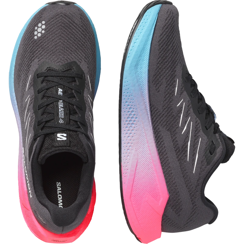 Dámska cestná bežecká obuv Salomon AERO GLIDE 4 GRADIENT W pack Black / White 5