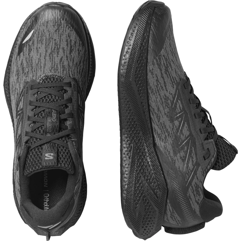 Pánska cestná bežecká obuv Salomon AERO GLIDE 4 Black / Black 5