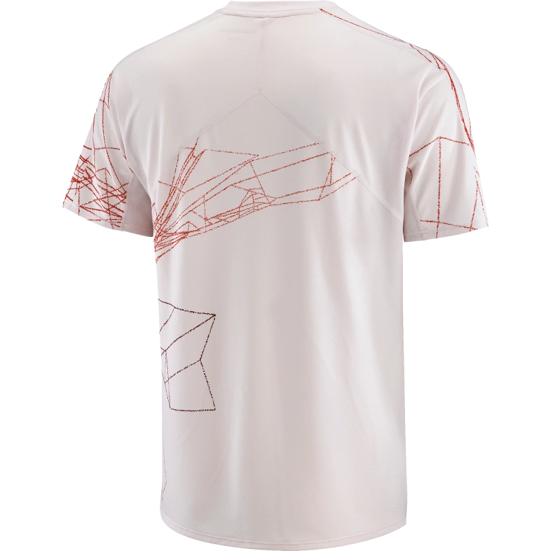Bežecké tričko S/LAB SPEED TEE M LILAC ASH / Fiery Red 1