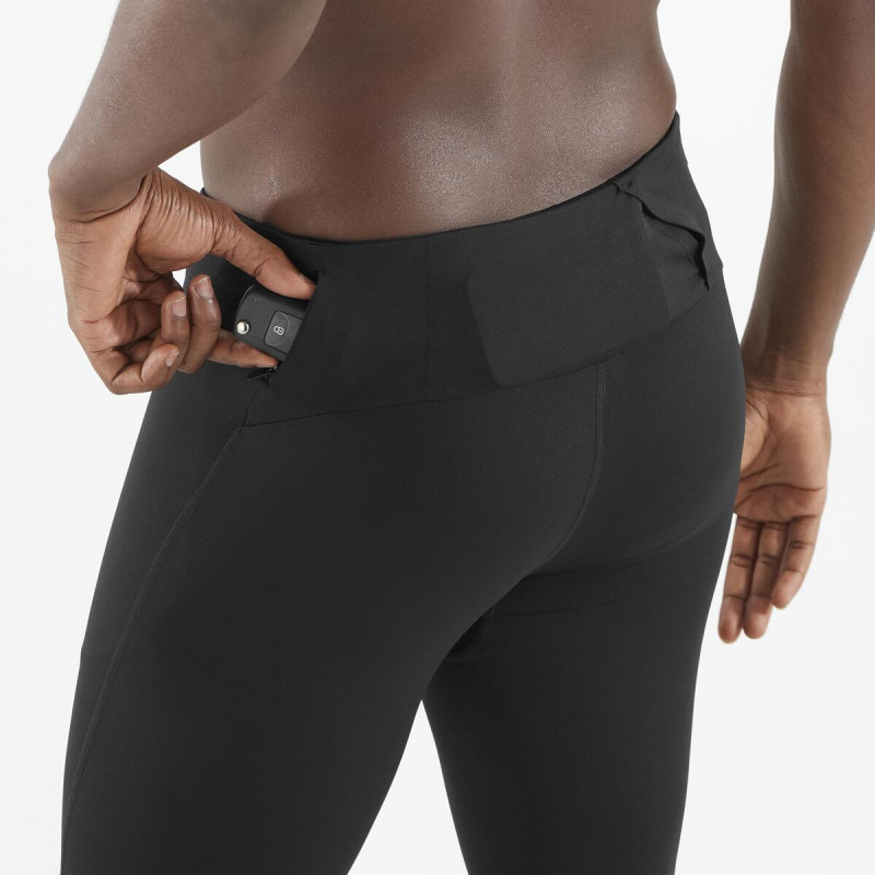 Bežecké nohavice Salomon SHKout CORE TIGHTS M Deep Black 4