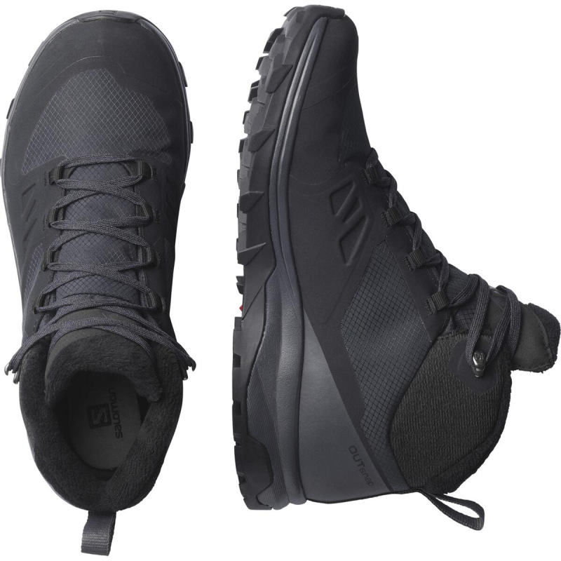 Dámska zimná obuv Salomon OUTSNAP WP W Black/Ebony/Black 8