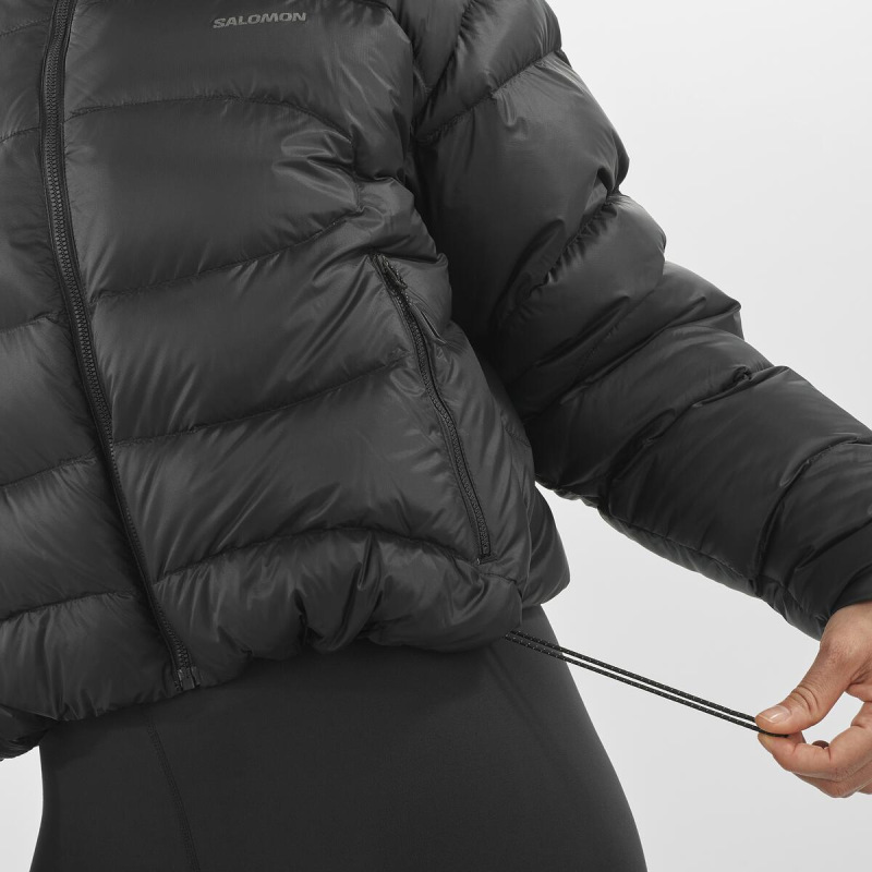 Bunda SALOMON OUTLINE NOV CROP DOWN W DEEP BLACK 5