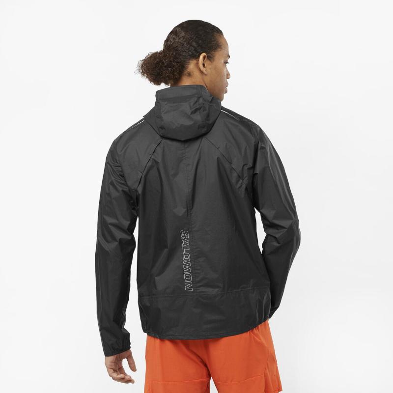 Bežecká bunda Salomon BONATTI WP JACKET M Black