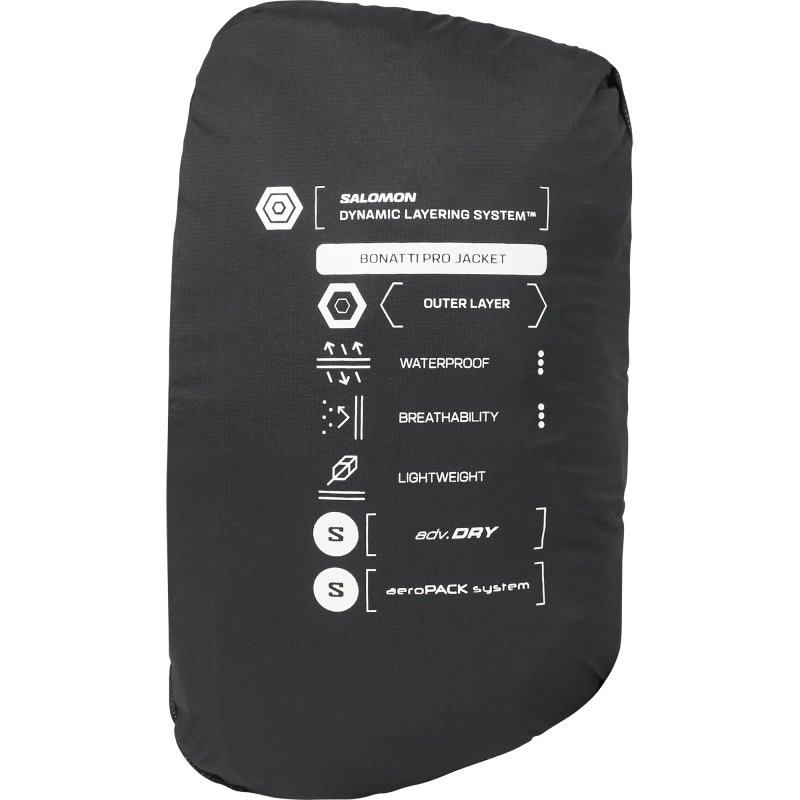 Dámska bežecká bunda Salomon BONATTI PRO JKT W Deep Black 5