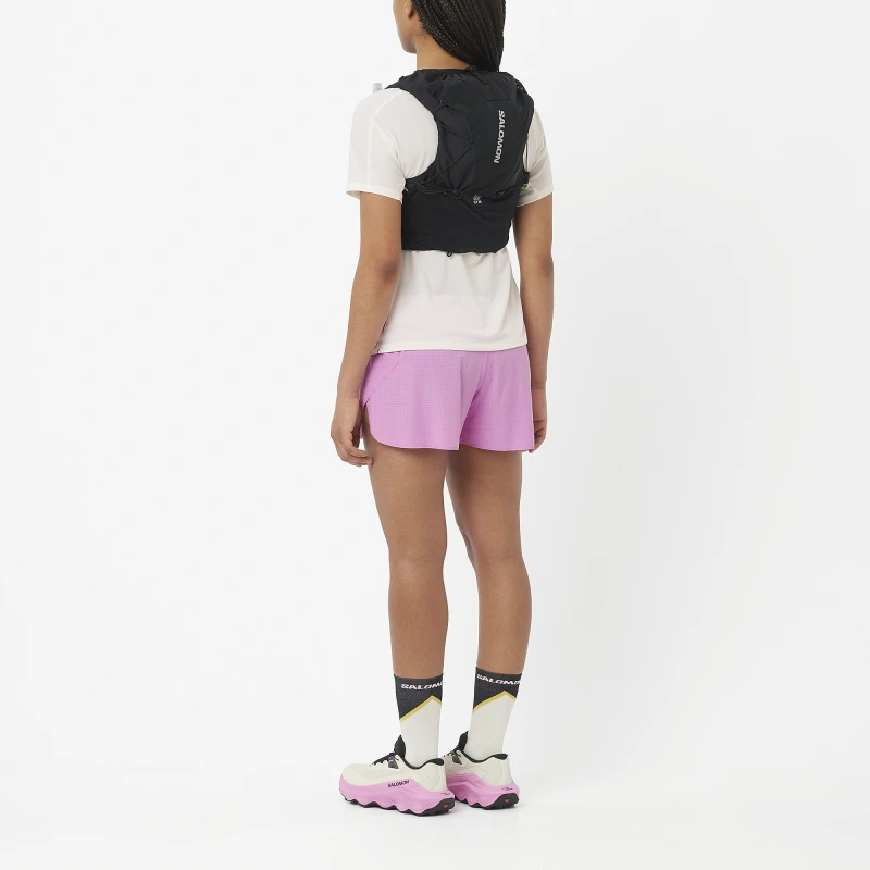 Dámske bežecké trenky Salomon SENSE AERO 3'' SHORTS W CYCLAMEN 4