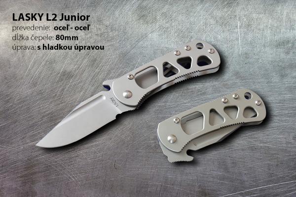 Nôž LASKY L2 Junior | 8cm | Oceľ / oceľ
