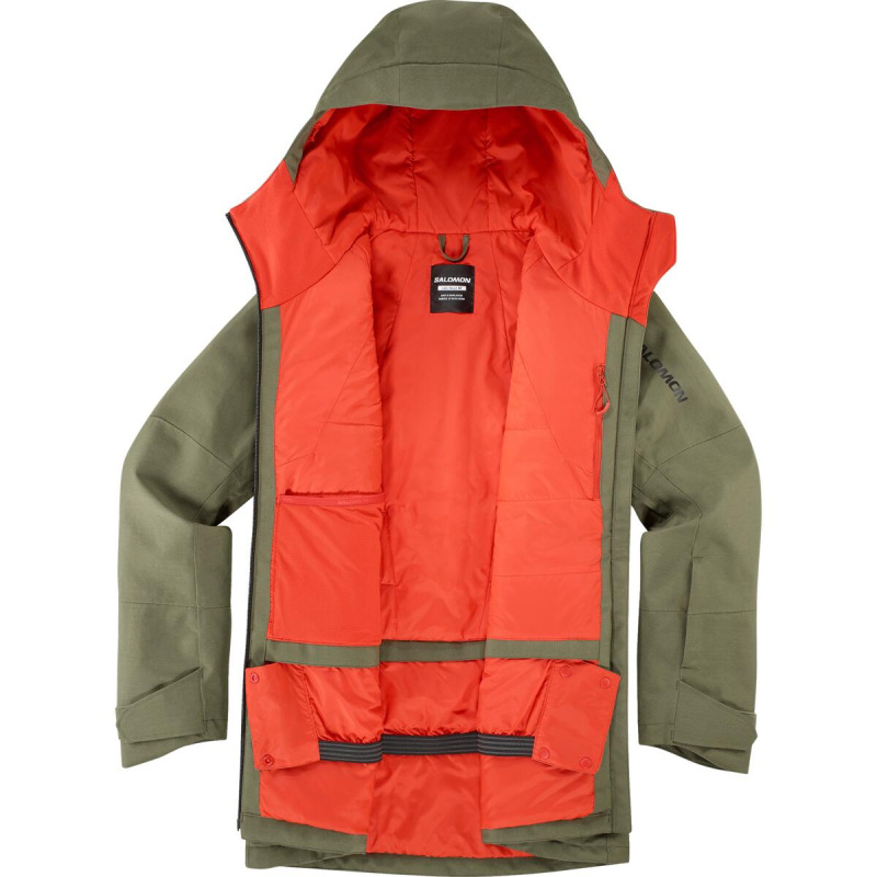 Bunda SALOMON BASHLEY PUFF JACKET W OLIVE NIGHT 2