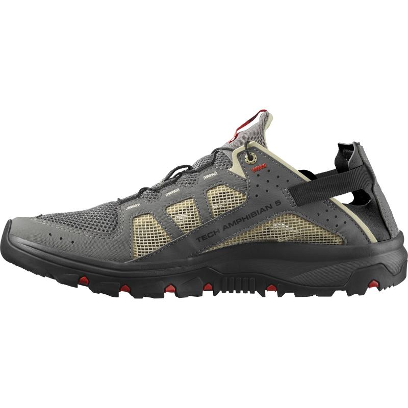 Pánska outdoorová obuv Salomon TECH AMPHIB 5 Pewter/Moth/Fird