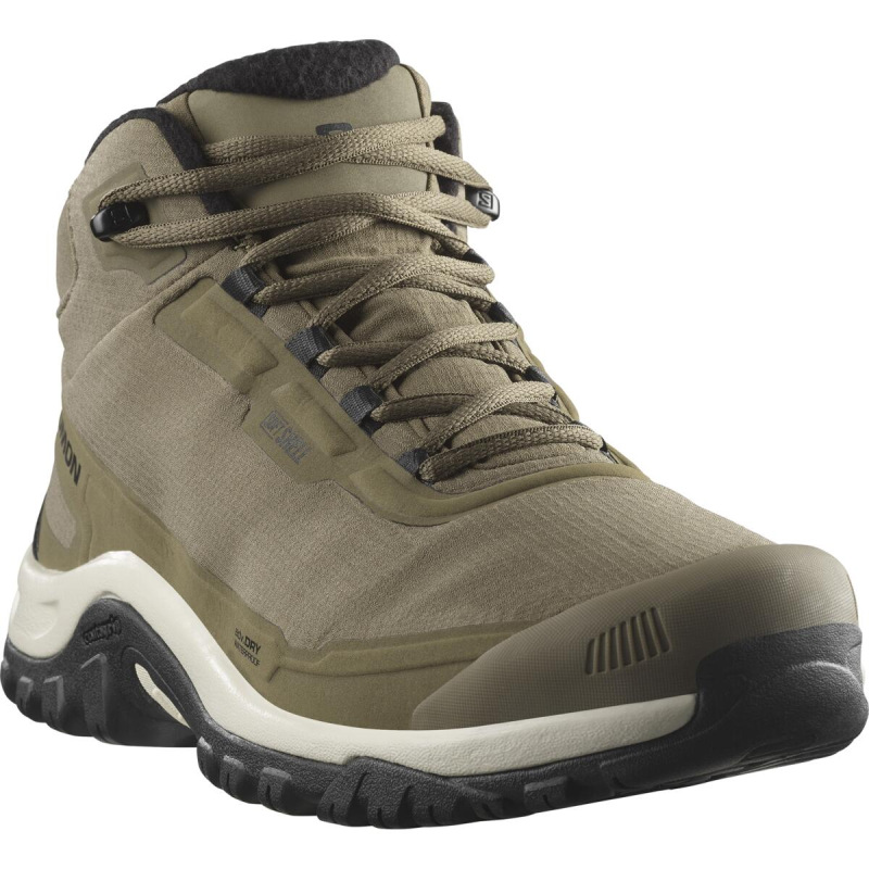 Pánska zimná obuv Salomon SHELTER WP Stone Gray/Black/Rainy 1