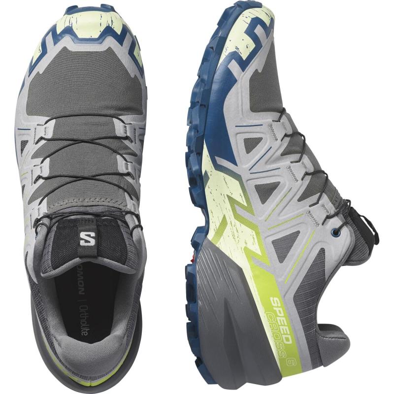 Pánska trailová obuv Salomon SPEEDCROSS 6 Clrock/Lime C/Poseid 5