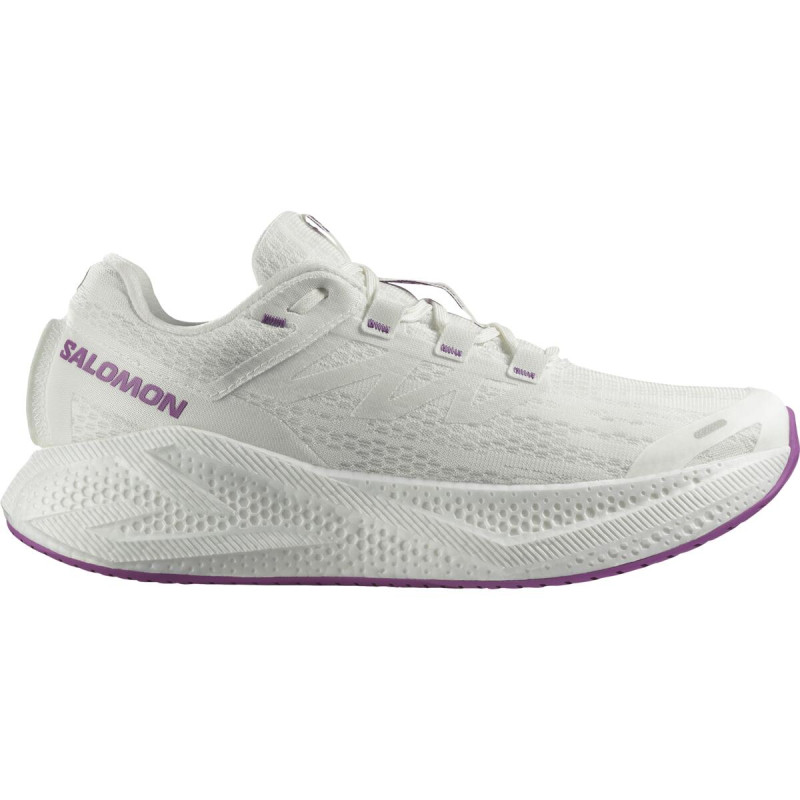 Cestná bežecká obuv Salomon AERO GLIDE 3 White/White/Willowherb