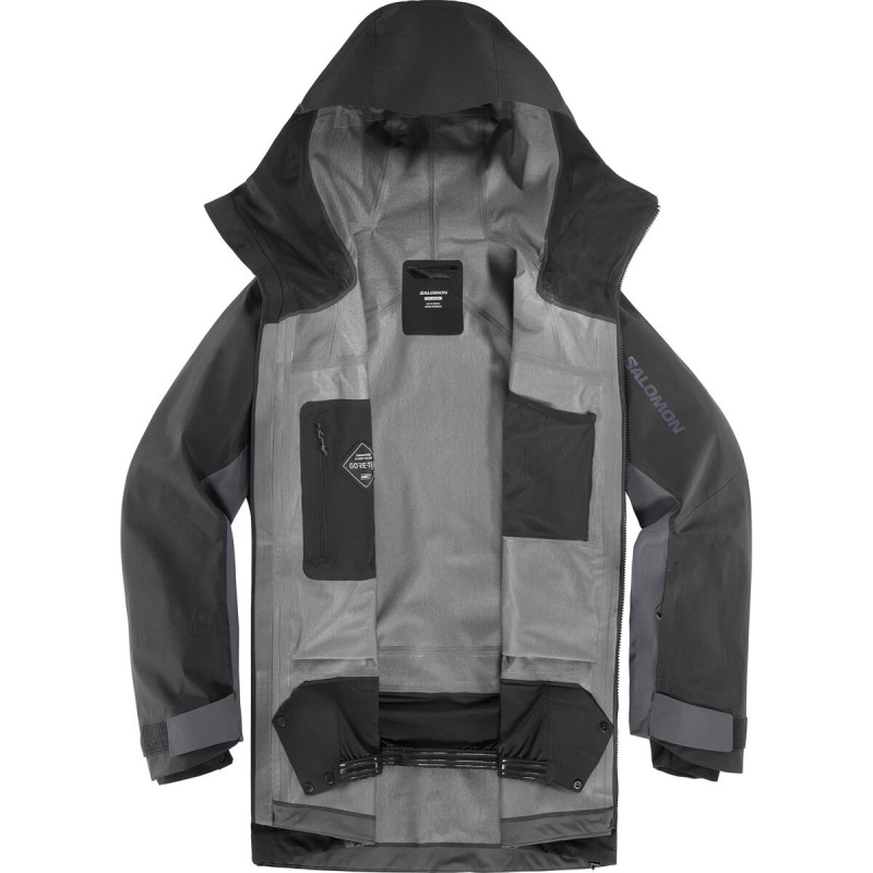 Pánska bunda SALOMON MOON PATROL GTX JKT M DEEP BLACK/PER 4