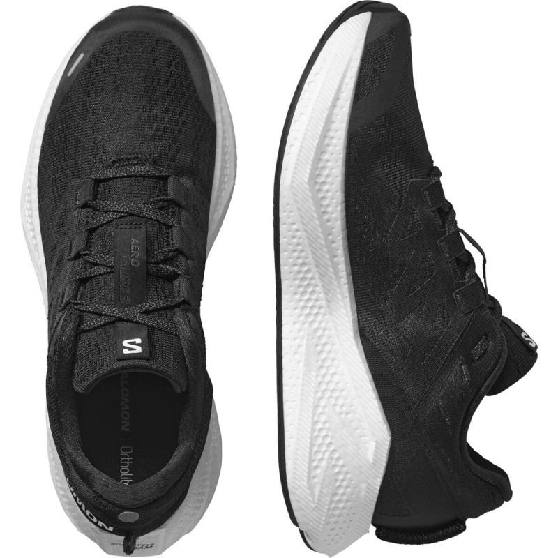 Cestná bežecká obuv Salomon AERO GLIDE 3 Black / White / Asphalt 1
