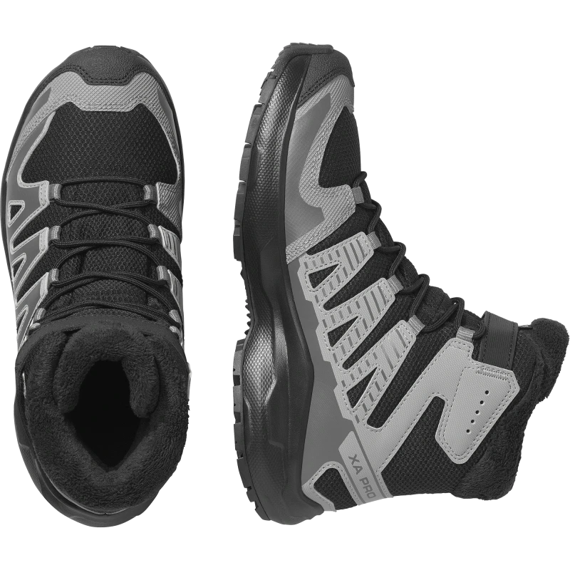 Detská zimná obuv Salomon XA PRO V8 WINTER CSWP J Black / Castlerock 5