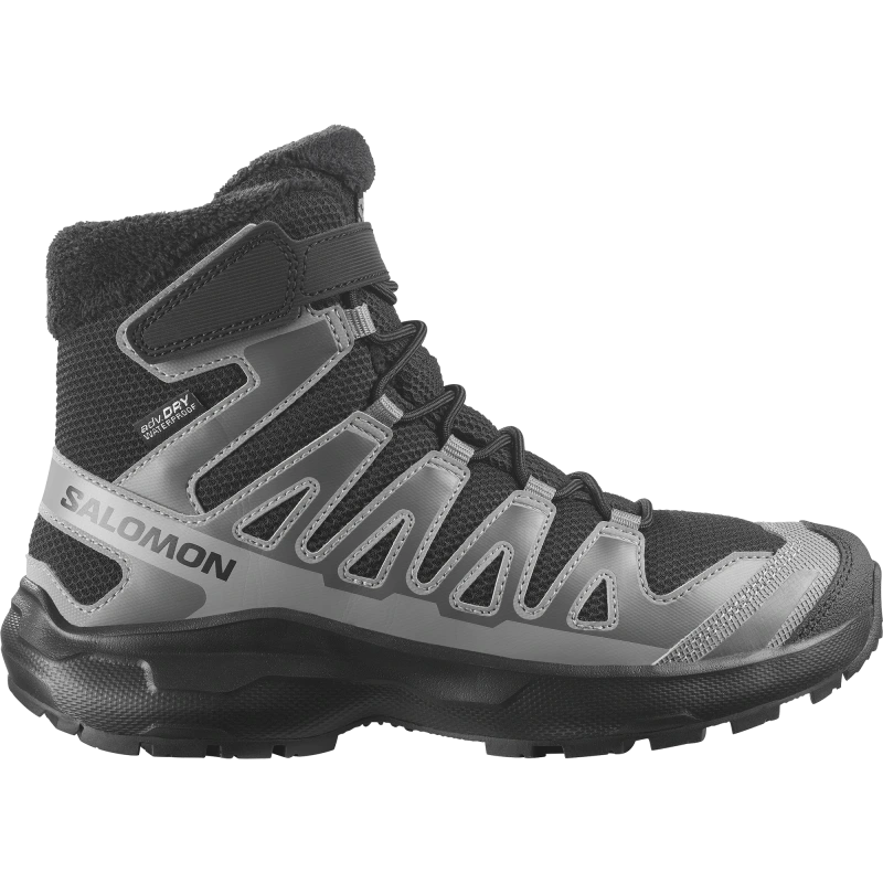 Detská zimná obuv Salomon XA PRO V8 WINTER CSWP J Black / Castlerock