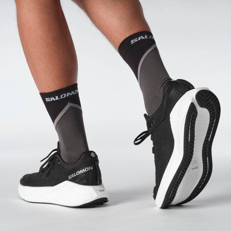 Cestná bežecká obuv Salomon AERO GLIDE 3 Black / White / Asphalt 6