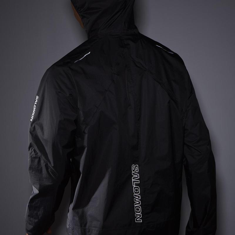 Bežecká bunda Salomon BONATTI WP JACKET M Black