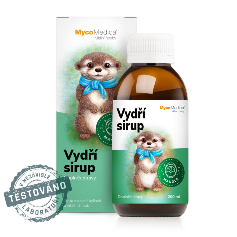 Vydrí sirup - Zväčšené mandle I MycoMedica®