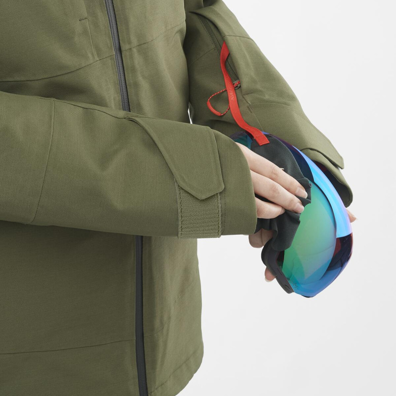 Bunda SALOMON BASHLEY PUFF JACKET W OLIVE NIGHT 4