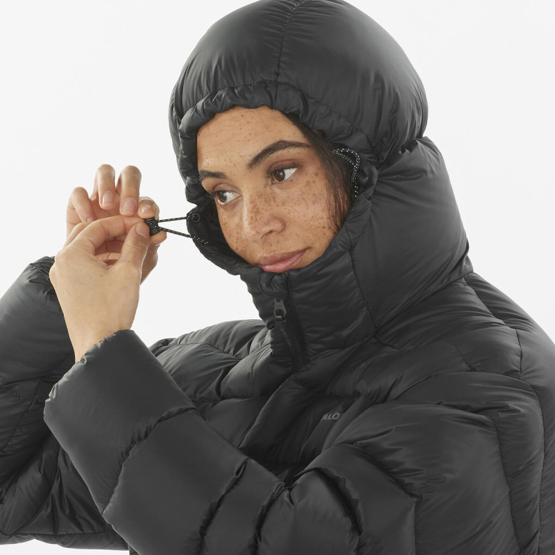 Bunda SALOMON OUTLINE NOV CROP DOWN W DEEP BLACK 4