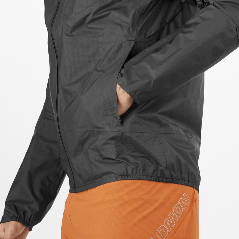 Bežecká bunda Salomon BONATTI WP JACKET M Black