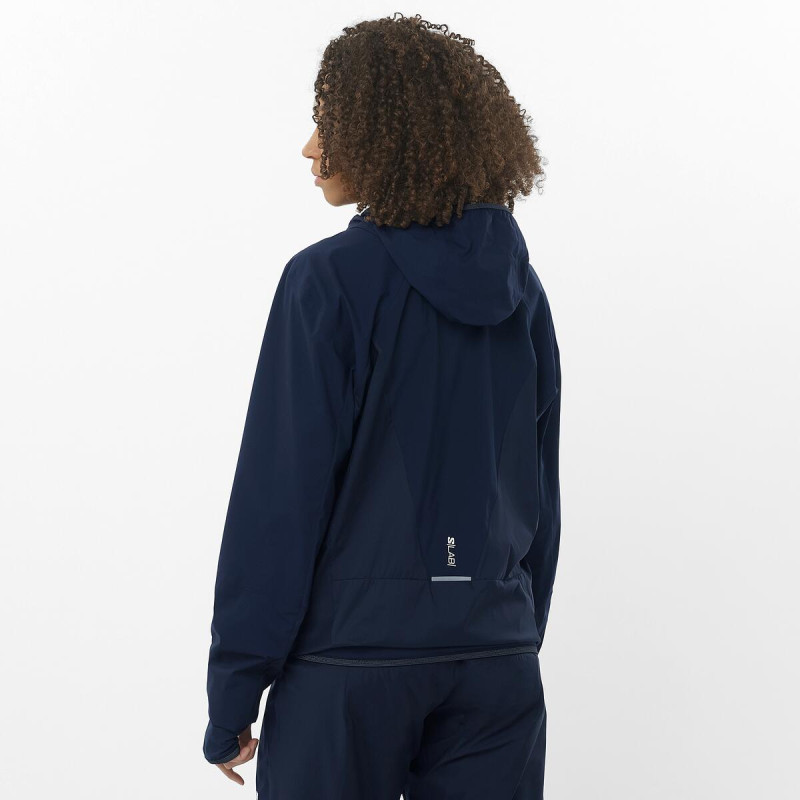 Univerzálna bežecká bunda Salomon S/LAB ULTRA HYBRID JKT U night sky 8