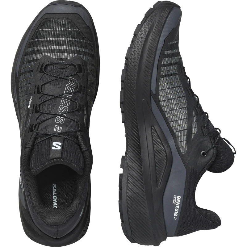 Bežecká obuv Salomon GENESIS 2 WIDE Black - rozšírený strih 5