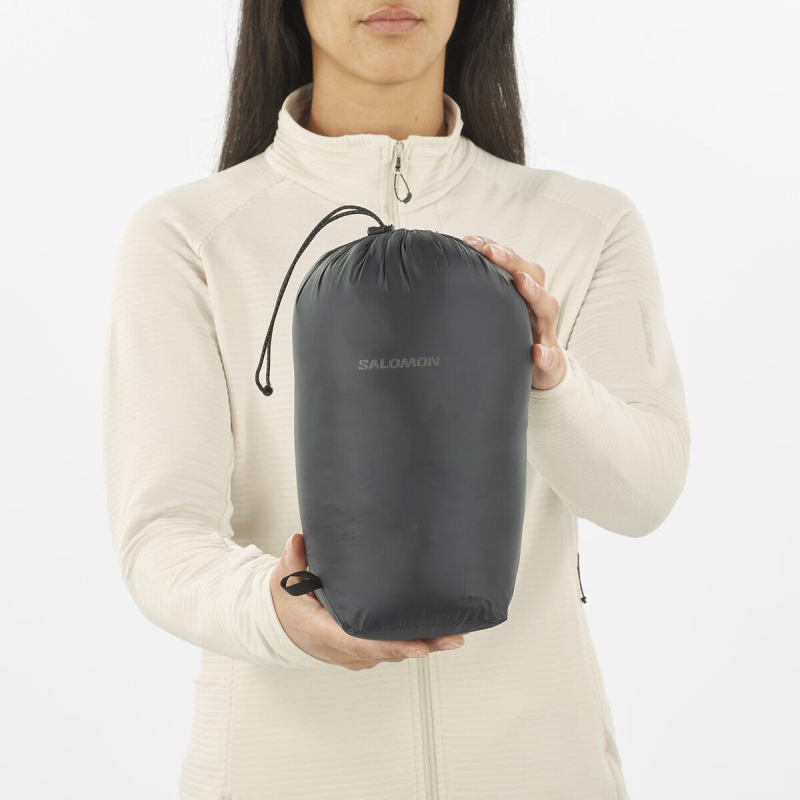 Bunda SALOMON OUTLINE NOV CROP DOWN W DEEP BLACK 6