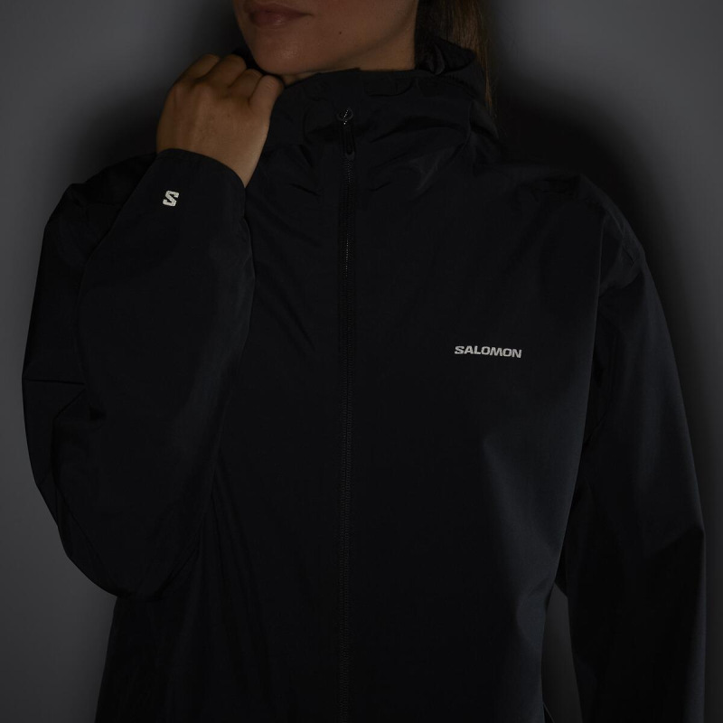 Bunda SALOMON OUTSCAPE 2L LONG JKT S W DEEP BLACK 8