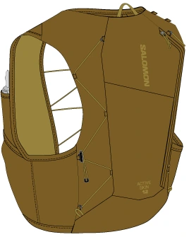 Bežecký batoh Salomon ACTIVE SKIN 12 SET BRILLIANT OLIVE/Willow 1