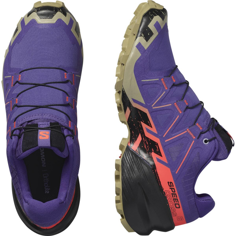 Dámska trailová obuv Salomon SPEEDCROSS 6 W Liberty/Black/Neon F 5